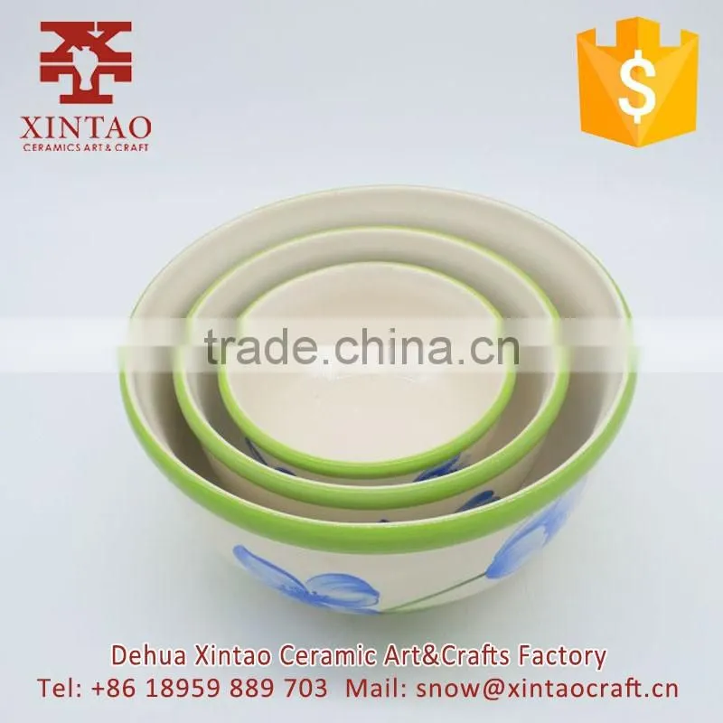 Campbells' Ceramic Soup Bowl sets with Handle/salad bowls