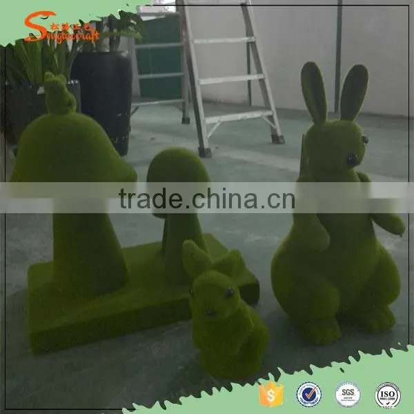 Customized artificial topiary grass animal landscaping