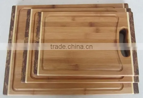 Three sizes bamboo cutting board #32016