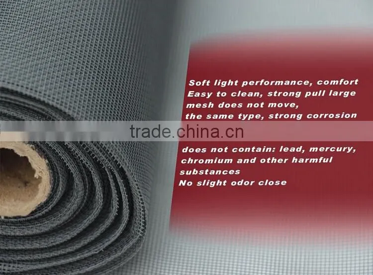 PVC coated fiberglass window screen