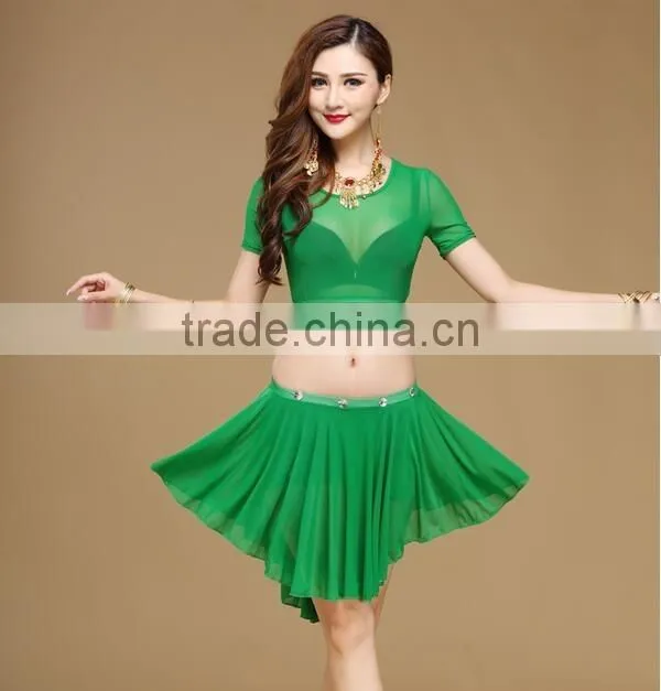 Oriental mesh belly dancing leasson wears