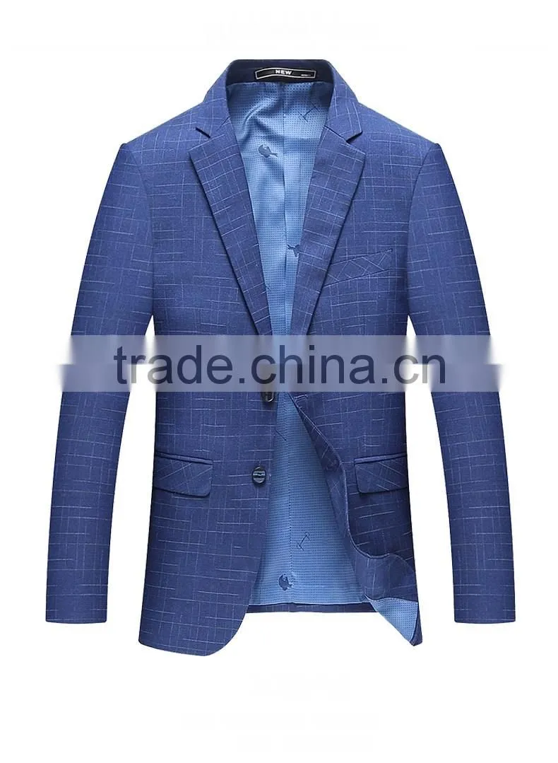 Oem Design Blue Custom Blazer Men Casual Latest Suits Jacket In Fashion
