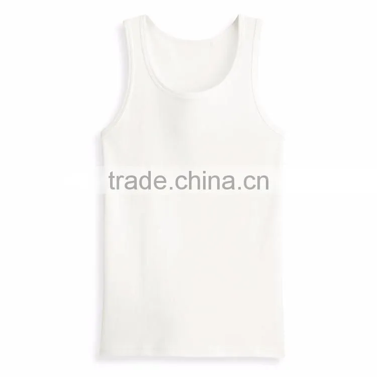 New Model Design 100% Cotton Fashion Wholesale Mens Custom Stringer Tank Top