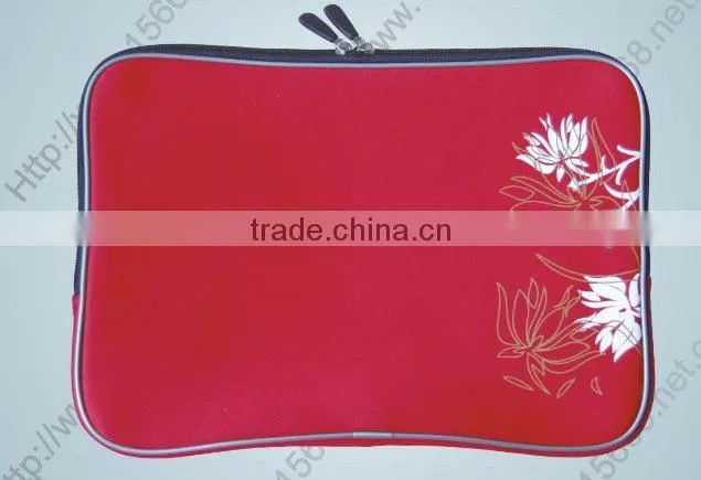 yellow hot sale neoprene laptop bag with handle