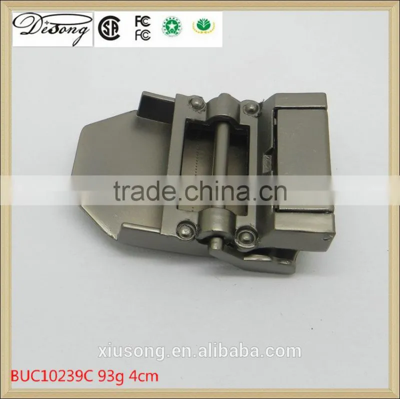 Men custom metal canvas belt buckle wholesale worker belt buckle