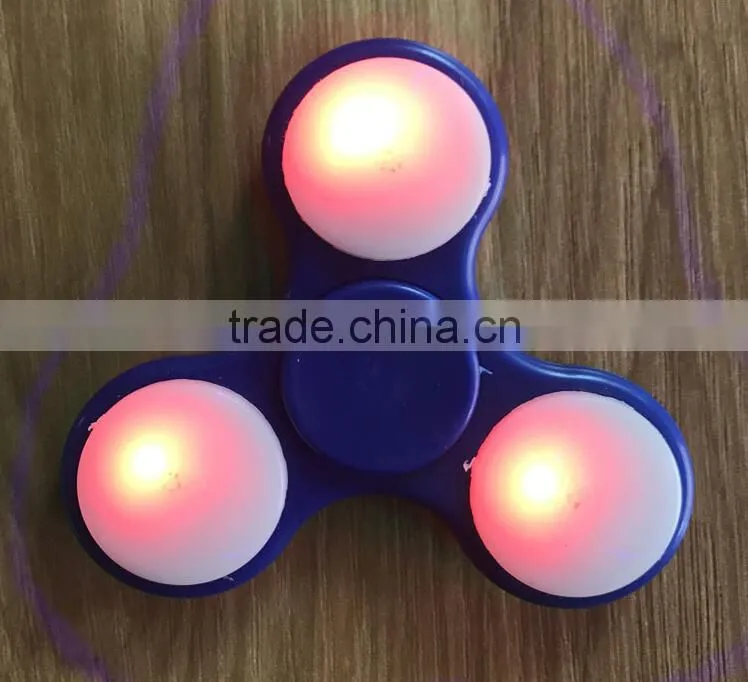 Best Seller 2017 New Toy ABS LED Fidget Spinner Hand Spinner