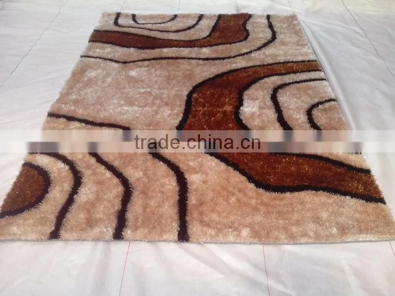 plush shaggy carpet door mat 100% polyester shaggy plain carpet