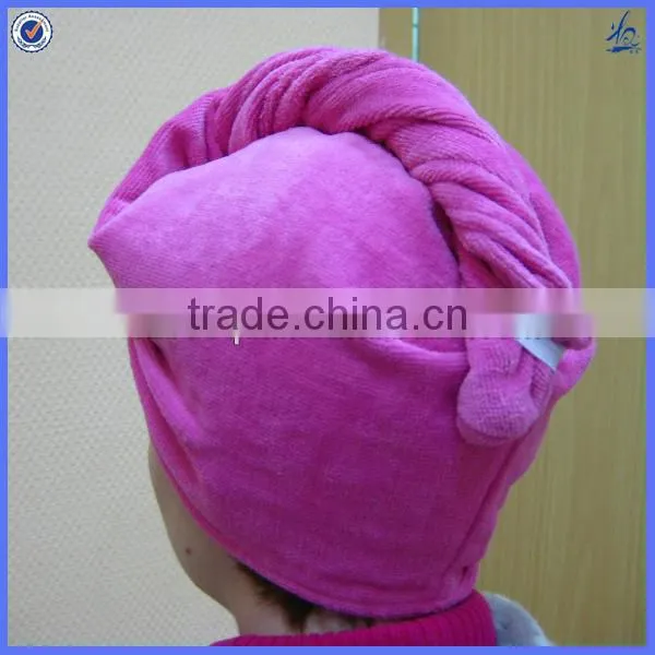 Hot sale square cheap microfiber hair towelling, microfiber hair towelling wholesale