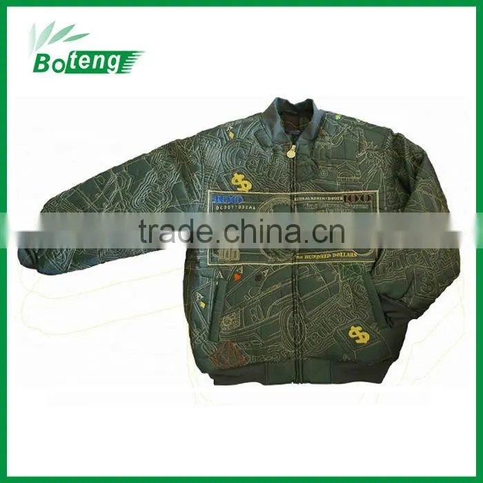 embroidery design quilting jacket