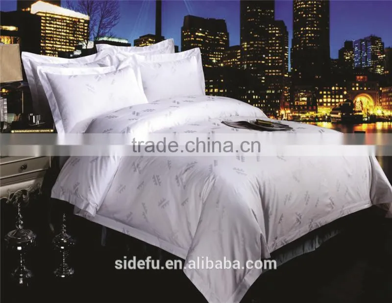 China Wholesale King Size Jacquard Hotel Bedding Set