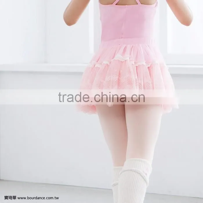 Lace ruffled pull-on ballet skirt ballet costume