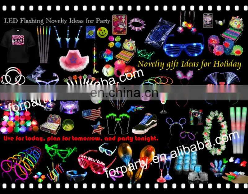 LNL-0056 LED flashing ball necklace LED novelty necklace