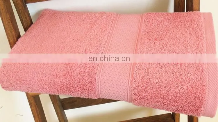 Plain Design Wholesale Luxury 21s/2 Cotton Terry Towels Hotel Hand Towel