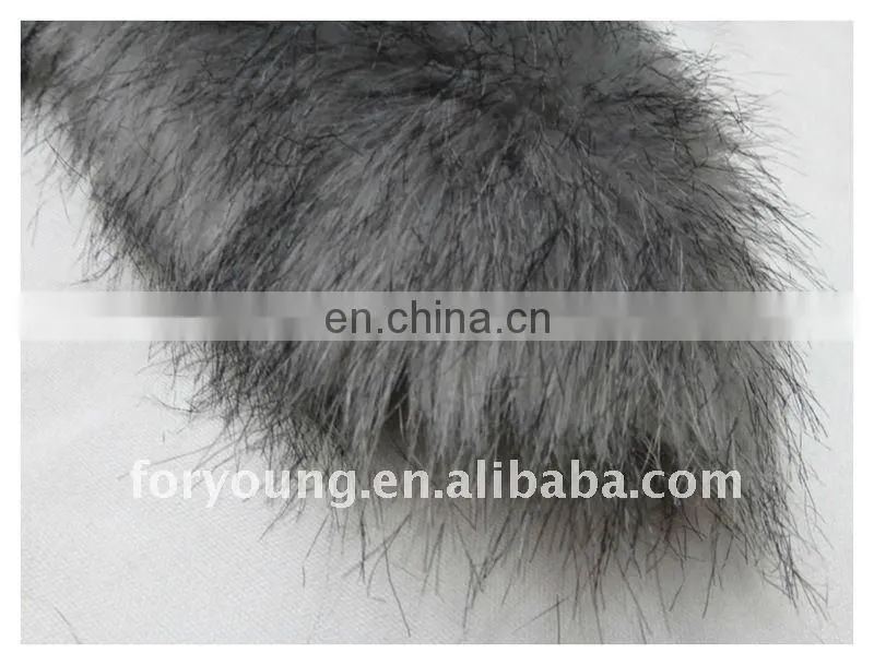 long fox fur vest