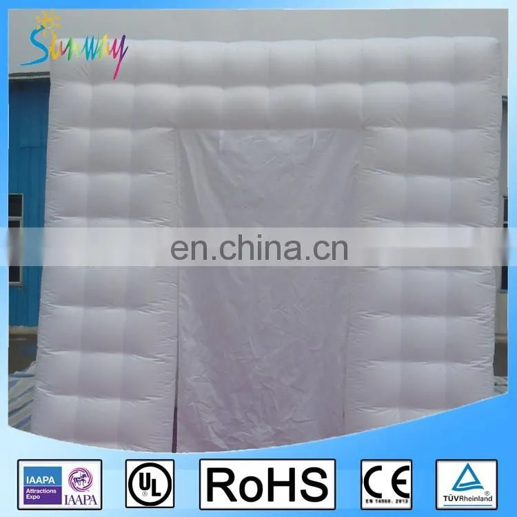 Inflatable Portable Photo Booth for Weddings Parties Promotion With LED Light and Air Blower