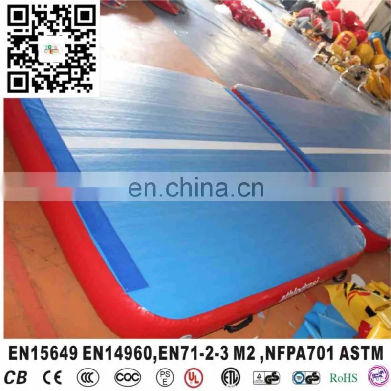 Manufacture inflatable air gym mat trainning mat tumbling mat