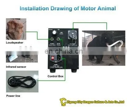 2015 the newest theme park animatronic dinosaur for sale