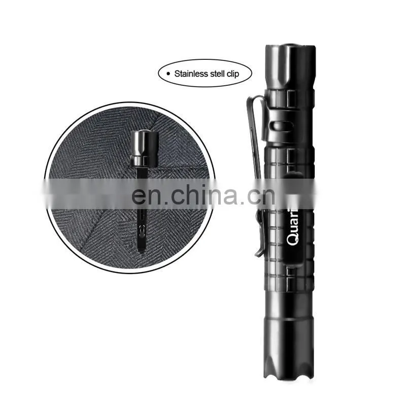 Mini LED Flashlight Torch Clip Keychain 1LED Camping Lamp Hiking Hook Key Chain Flash light