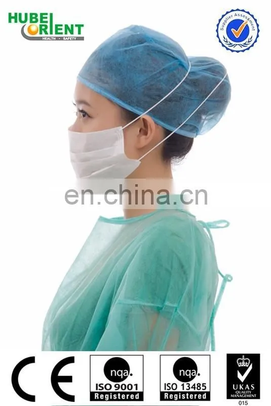 Disposable anti static face mask with earloops