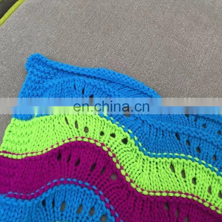 New popular Fashion All Season blankets handmade knit mermaid tail blanket wholesale