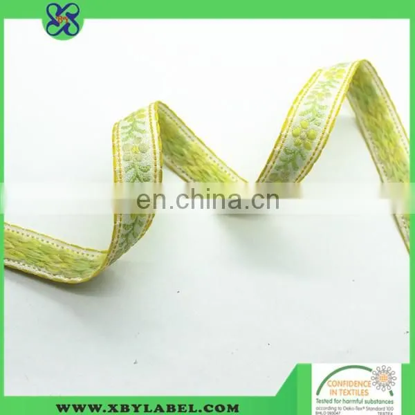 Custom woven ribbon in webbing/woven ribbon belt