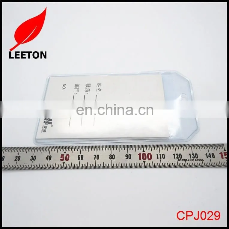 Factory supply PVC mini name tag badge holder