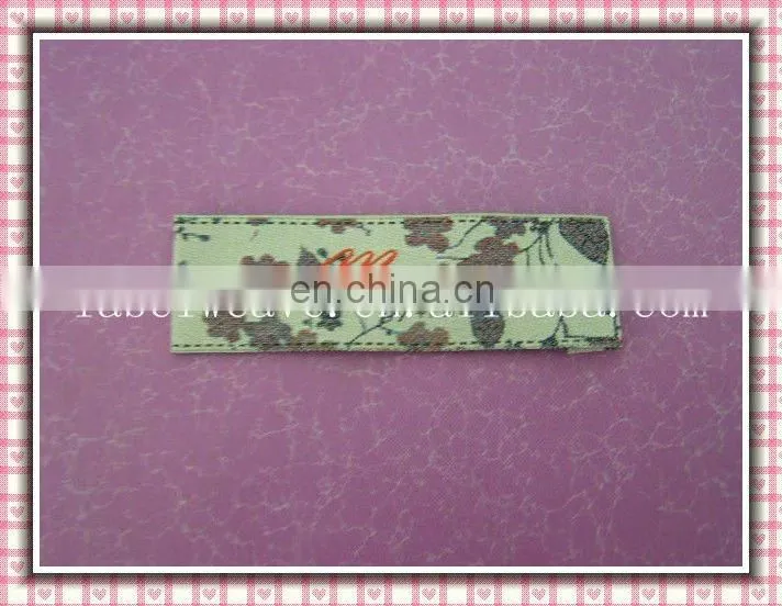 2012 popular colorful woven clothing label