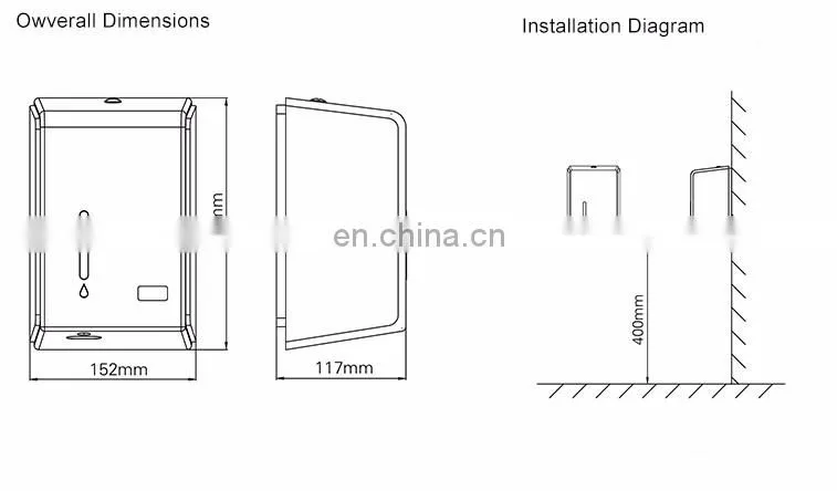 China Manufacture Professional Smart Sense Soap Dispenser