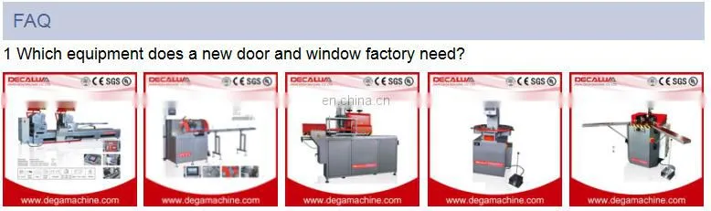 Latest Window and Door Making Machine CNC Control Automatic Double Head Cutting Saw for Aluminum Profile