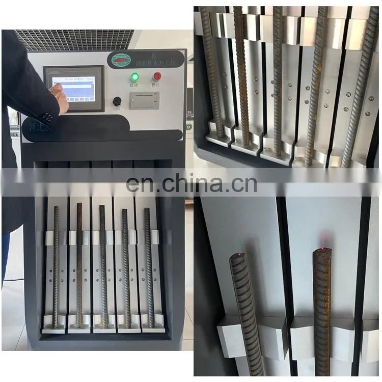 Automatic Rebar weight ratio length detection testing equipment