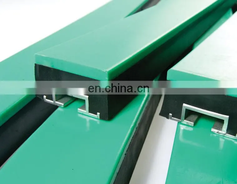 specialized impact bar/impact bed with pu bars/(1524mmx100mmx75mm) conveyor impact bar