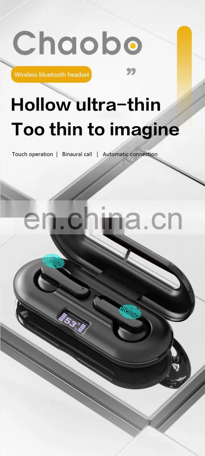 Headset BT Earphone K2 OEM 2021 New Product LED Amazon Hot sale Sports TWS wireless headphone wireless earbud Drop shipping
