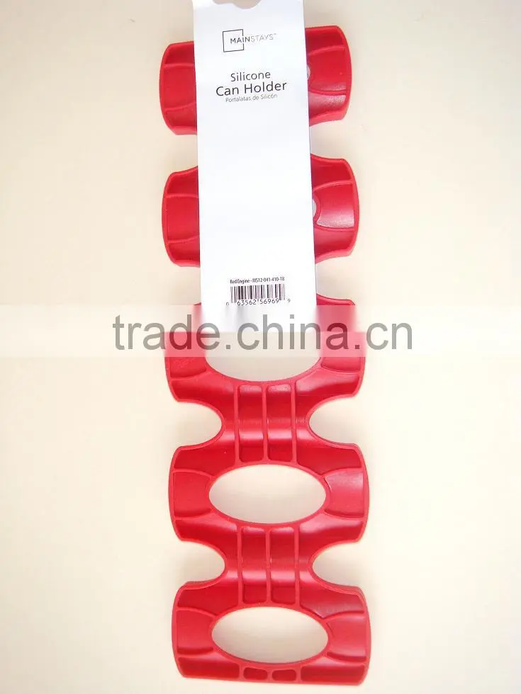 Silicone can holder,Silicone refrigerator can holder, Silicone beer holder