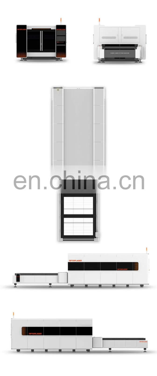 Top quality 1000W 1500W 2000W fiber laser cutting machine cutter sheet metal