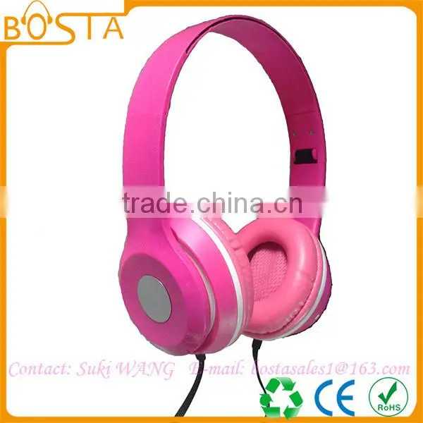 High quality promotional exhibition China wholesale funny fashion folding headphones