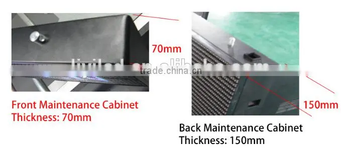 P10 led display module red green blue white color front maintenance led module