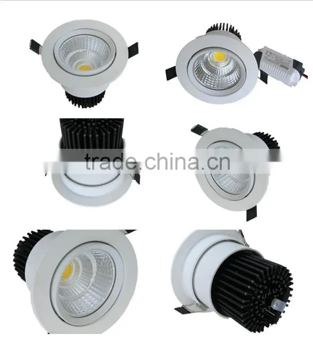 Xiamen Round LED Downlight, COB LED Downlight, Recessed LED Downlight