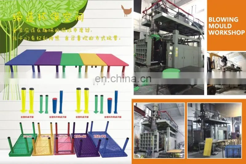 2020 Children furniture kindergarten cheap plastic study play table set for kid
