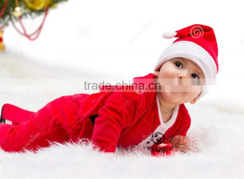 Hot sale kids solid color clothes lovely girls outfits fall baby clothes apparel 2015 christmas children clothing MY-IA0015