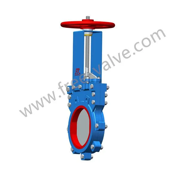 FRZ73PU Bi-directional Polyurethane lined Knife Gate Valve 02