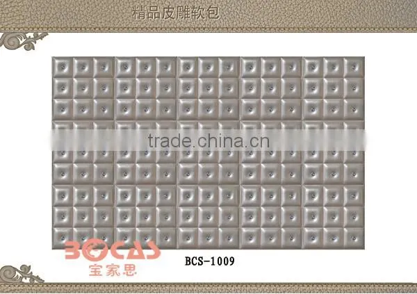 Leather walls panel panel wall decoration 3d wall decor wall paper of instead factory decorative ceiling and