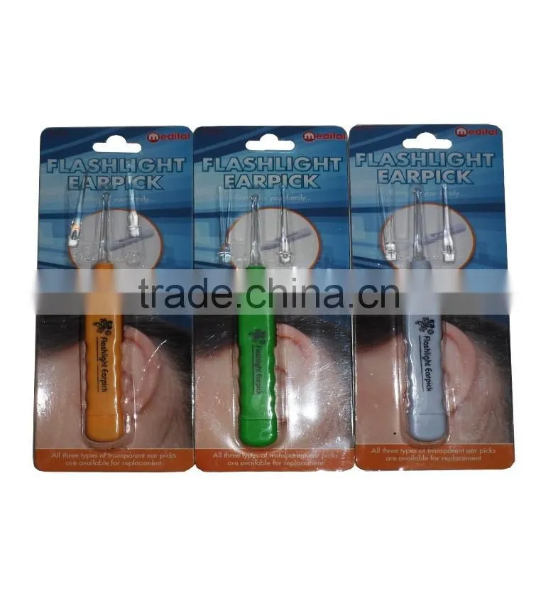 Household products flashlight ear care lighting earpick