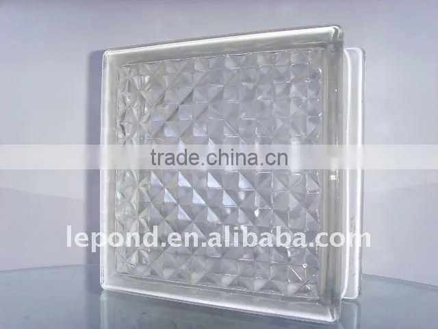 clear decorative wholesale glass brick