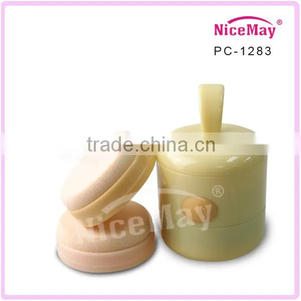 vibration wet & dry use foundation puff makeup poweder puff