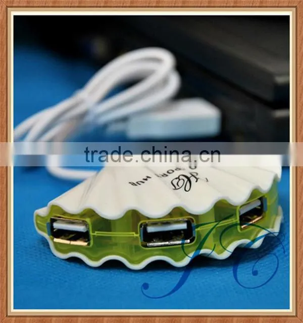 Beautiful shape three type c usb 3.1 charge hub for gifts & 4 port usb hub