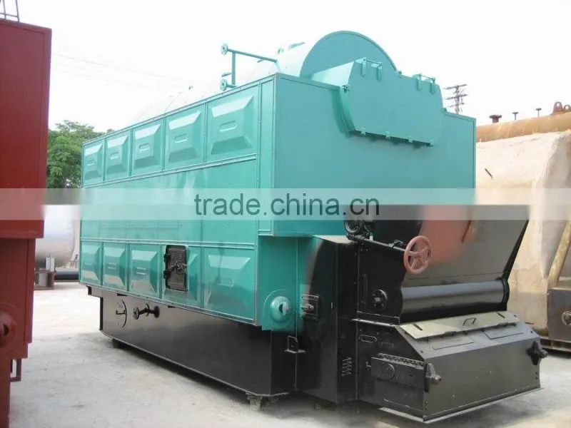 Small wood chip boiler