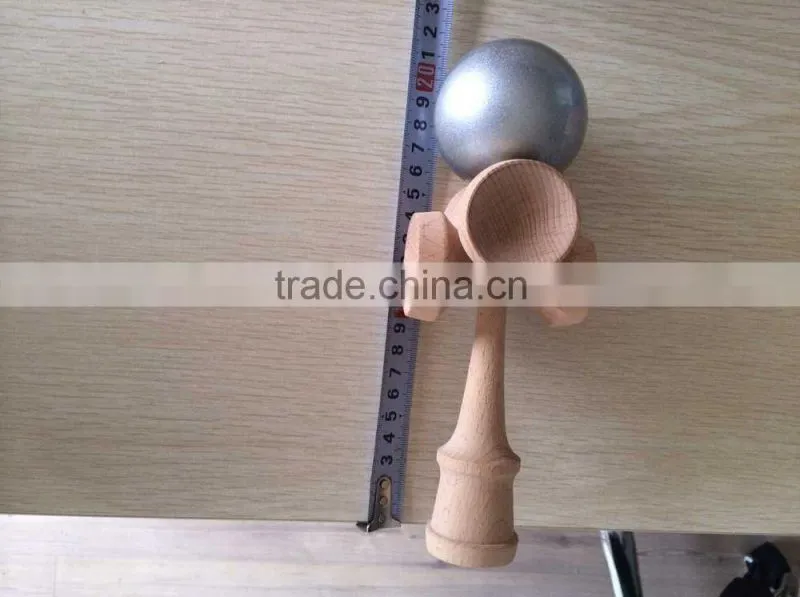 High quality 5 cup wooden kendama skill ball toy for wholesale