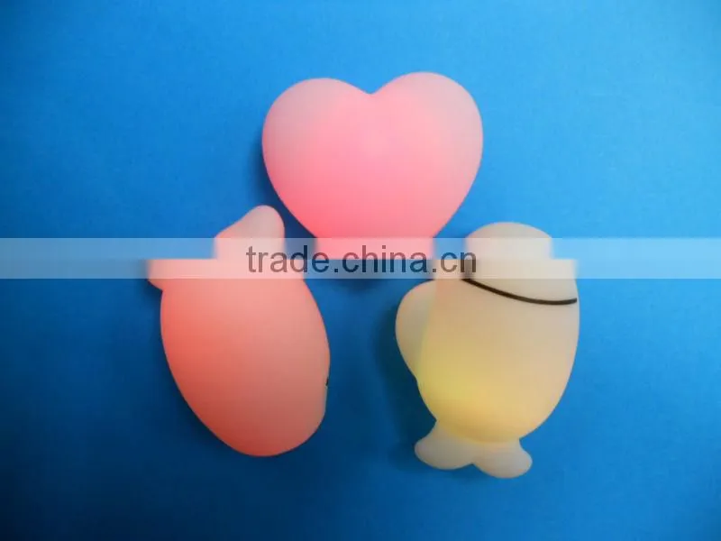 2014 Years Hot Sale Plush toy with micro USB night light