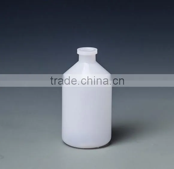 PP HDPE plastic vials for injection with rubber stopper hot sale