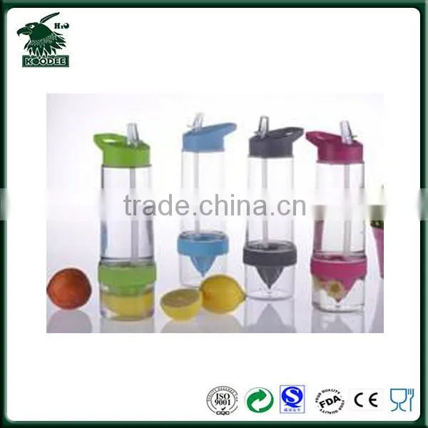 Hot Selling BPA Free Squeeze Bottle With Nozzle Lemonade Bottle